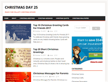 Tablet Screenshot of christmasday25.com